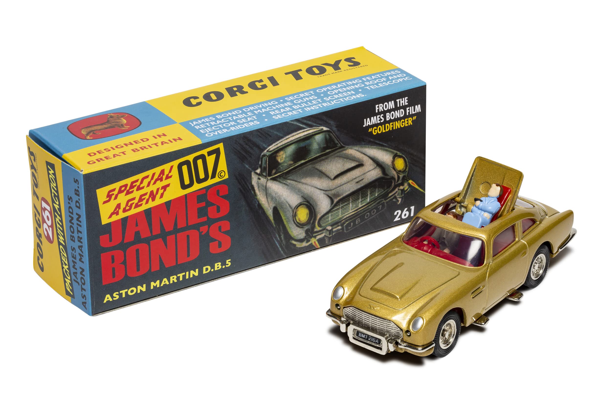 Corgi RT26101 James Bond - Aston Martin DB5 Goldfinger 60's
